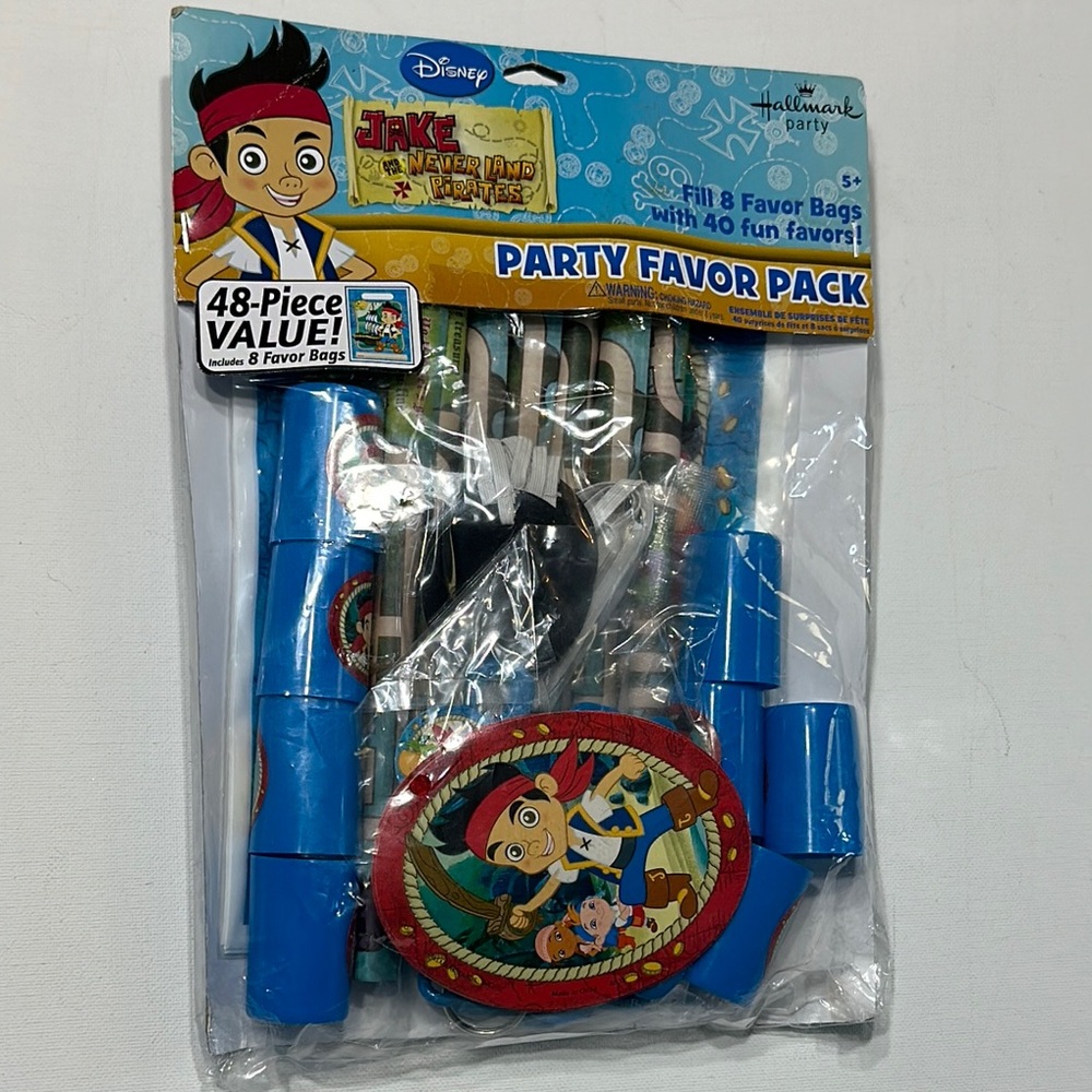 2012 NEW DISNEY JR. JAKE NEVER LAND PIRATES PARTY FAVOR PACK
